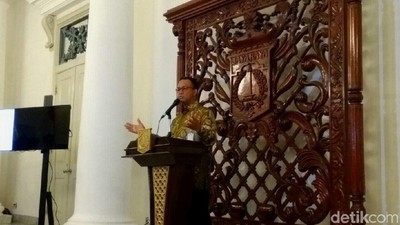 Foto: Anies Jumpa Pers untuk Paparkan Konsep Baru Tanah Abang