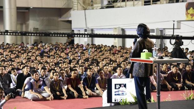 Menkeu Sri Mulyani Indrawati di STAN