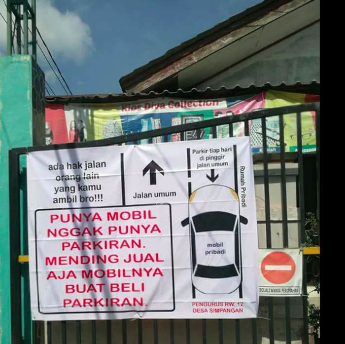 Larangan parkir