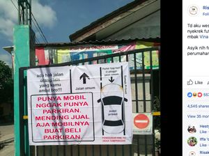 Pesan Pengurus RW Soal Parkir Mobil