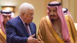 Momen Pertemuan Raja Salman dengan Presiden Palestina di Saudi