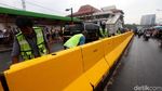 Foto: Potret Jalan Depan Stasiun Tanah Abang Jelang Ditutup Besok