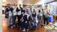 Mereka pun singgah di Istanbul, Turki untuk menemui anak-anak Palestina yang berhasil keluar dari negara tersebut. (Dok. Instagram/melly_goeslaw)