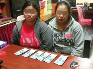 Edarkan Uang Palsu, 2 Wanita di Riau Ditangkap
