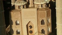 Siapa yang tak tahu bangunan ini. The Taj Mahal yang merupakan sebuah monumen yang terletak di Agra, India. Disusun secara apik, Taj Mahalnya ini mirip dengan aslinya. Foto: Istimewa