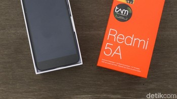 Varian Redmi 5A yang ada di detikINET berwarna silver. Foto: Adi Fida Rahman/detikINET
