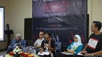 Catatan akhir tahun 2017 dirilis di Gedung YLBHI, Jalan Diponegoro Jakarta, Kamis (21/12).