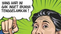 Menteri Kelautan dan Perikanan Susi Pudjiastuti tak kalah kreatif. Dia mengunggah karikatur wajahnya dengan jargon andalannya tenggelamkan!. (Foto: Istimewa)