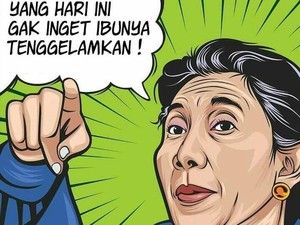 Menteri Susi Hingga TNI AU Ramai-ramai Berkicau Selamat Hari Ibu