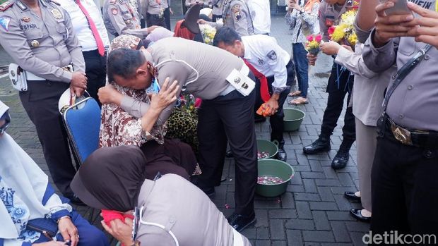 Suasana peringatan Hari Ibu di Polres Banjarnegara.