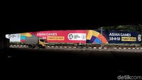 Gairah Asian Games 2018 pun makin menggelora di Jakarta. Tak hanya di kompleks Gelora Bung Karno (GBK), tapi sudut-sudut lain pun terasa Asian Games-nya.