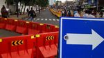 Before-After Jalan Depan Stasiun Tanah Abang yang Ditata Anies