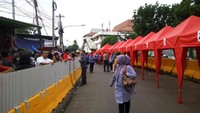 Foto: Kondisi jalan yang dahulu semrawut kini sudah steril dari kendaraan yang melintas. Fotografer: Haris Fadhil-detikcom.