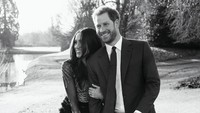 Pemotretan Pangeran Harry dan Meghan Markle dilakukan di Frogmore House, Windsor, Inggris. Alexi Lubomirski via Getty Images
