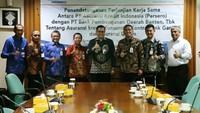 Askrindo terus gencar melakukan kerja sama di lini perbankan. Ini dilakukan untuk menuju Market Leader di 2020 mendatang. Pool/Bank Banten.
