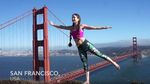 Foto: Bule Cantik Keliling Dunia Sambil Yoga