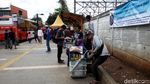 Foto: Trotoar Stasiun Tanah Abang yang Kembali Ditempati PKL