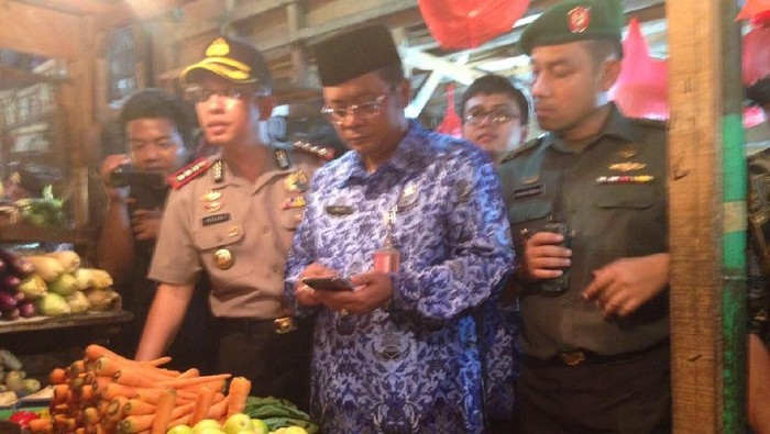 Sidak Sembako di Pasar Senen, Polisi Siap Tindak Tegas Tengkulak