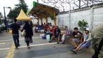 Potret Hiruk Pikuk Jalan di Stasiun Tanah Abang Jelang Penataan