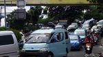 Foto: Begini Kemacetan di Depan Blok G Tanah Abang