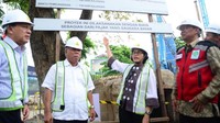 Konstruksi underpass dimulai pada 26 September 2017, dengan nilai Rp 168,3 miliar dan ditargetkan lebih cepat yakni Agustus 2018 dari target semula September 2018. Dok. Kementerian PUPR.