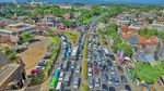 Foto: Kemacetan Lalin di Puncak Dilihat dari Langit