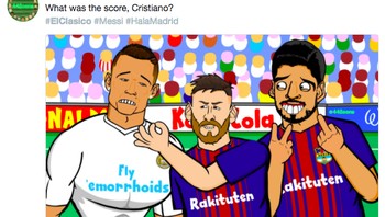 Berapa skornya, Ronaldo? Foto: Twitter