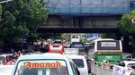 Foto: Begini Kemacetan di Depan Blok G Tanah Abang