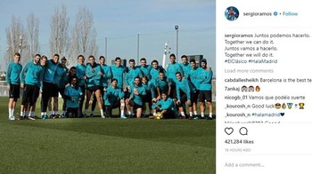 Sang kapten pun menyuarakan hal yang sama. Foto: Twitter