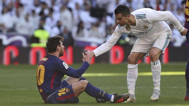 Koleksi gol Cristiano Ronaldo di pertengahan musim ini tertinggal dari Lionel Messi.