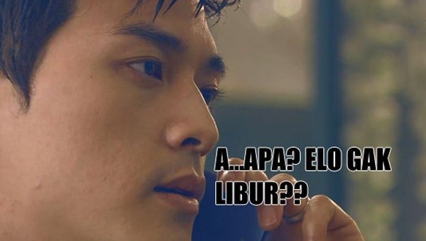 Ngenes Tapi Lucu, Meme Libur Panjang Tetap Kerja