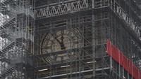 Awalnya pemerintah Kota London memutuskan untuk mematikan lonceng ‘Great Bell’ yang ada di dalam Big Ben hingga renovasi selesai. Foto diambil 23 Desember 2017. (Foto: Dok. REUTERS/Mary Turner)