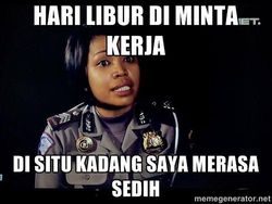 Ngenes Tapi Lucu, Meme Libur Panjang Tetap Kerja