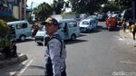 Foto: Begini Kemacetan di Depan Blok G Tanah Abang