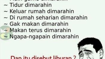 Dilema liburan. Foto: Ist/Internet