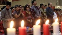 Dalam perayaan malam Natal yang digelar Jumat (22/12) malam di Jakarta itu juga dihadiri oleh perwakilan Kedutaan besar Palestina untuk Indonesia Taher Ibrahim Abdallah Hamad.