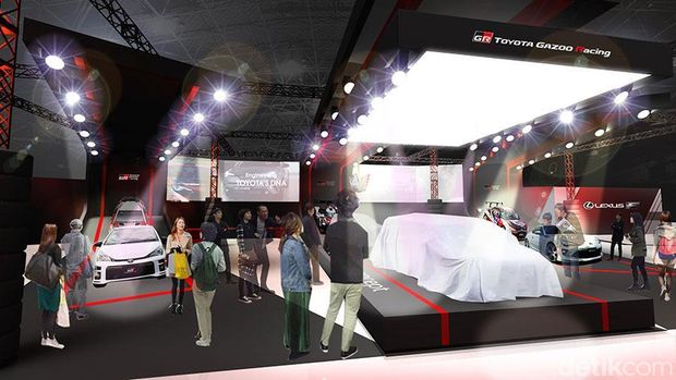 Gambaran booth Toyota di Tokyo Auto Salon 2018