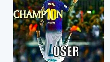 Sang juara dan pecundang. Foto: Twitter