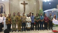 Mereka memastikan perayaan Natal berlangsung aman dan lancar (Foto: M Zhacky/detikcom)