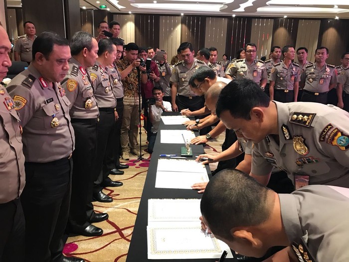 Polri Janji Lebih Transparan, Bersih, dan Bebas dari KKN di 2018