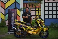  Suhang Wong, pemenang semifinal kelas XMAX CustoMAXI Banjarmasin (Foto: dok. Yamaha Indonesia)