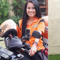 Chika Waode yang di layar kaca populer lewat perannya di Shelly di sinetron OK-JEK, penampilannya sangat berbeda ketika di kehidupan nyata. Saat di sinetron, dia tampil tomboi dengan celana dan jaket ojeknya. Di keseharian, Chika kerap tampil dengan busana feminin. Foto: istimewa