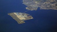 Bandara Internasional Chubu Centrair ini berada di pulau buatan di Tokoname City di Aichi, Jepang. Pintu utama bandara ini dibuat di bawah 300 meter dari permukaan laut. myscienceacademy.org/Istimewa.