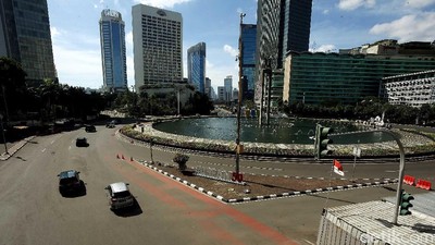 Libur Natal, Arus Lalu Lintas di Jalan Protokol Jakarta Lengang