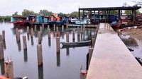 Selain itu juga ditinjau penataan kawasan kumuh nelayan Sumber Jaya dengan anggaran sebesar Rp 50 miliar. Pool/Kementerian PUPR.