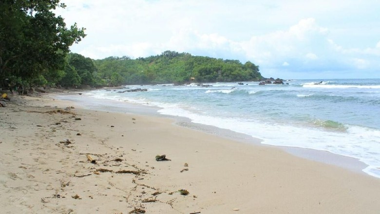 Foto: Kondisi terakhir Pantai Wediombo Gunungkidul (dok. Hary Sukmono/Istimewa) Foto: Kondisi terakhir Pantai Wediombo Gunungkidul (dok. Hary Sukmono/Istimewa)