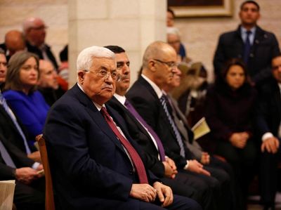 Foto: Saat Presiden Palestina Hadiri Misa Natal di Gereja Tepi Barat