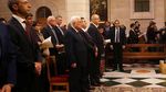 Foto: Saat Presiden Palestina Hadiri Misa Natal di Gereja Tepi Barat