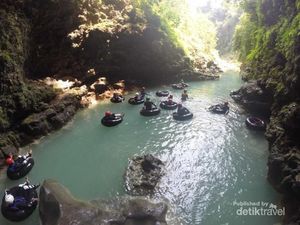Libur Akhir Tahun, Wisata Cave Tubing Kalisuci Masih Tutup