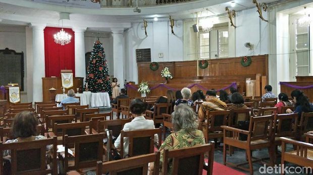 Khotbah Natal Bahasa Belanda di GPIB Immanuel Jadi Nostalgia Jemaat